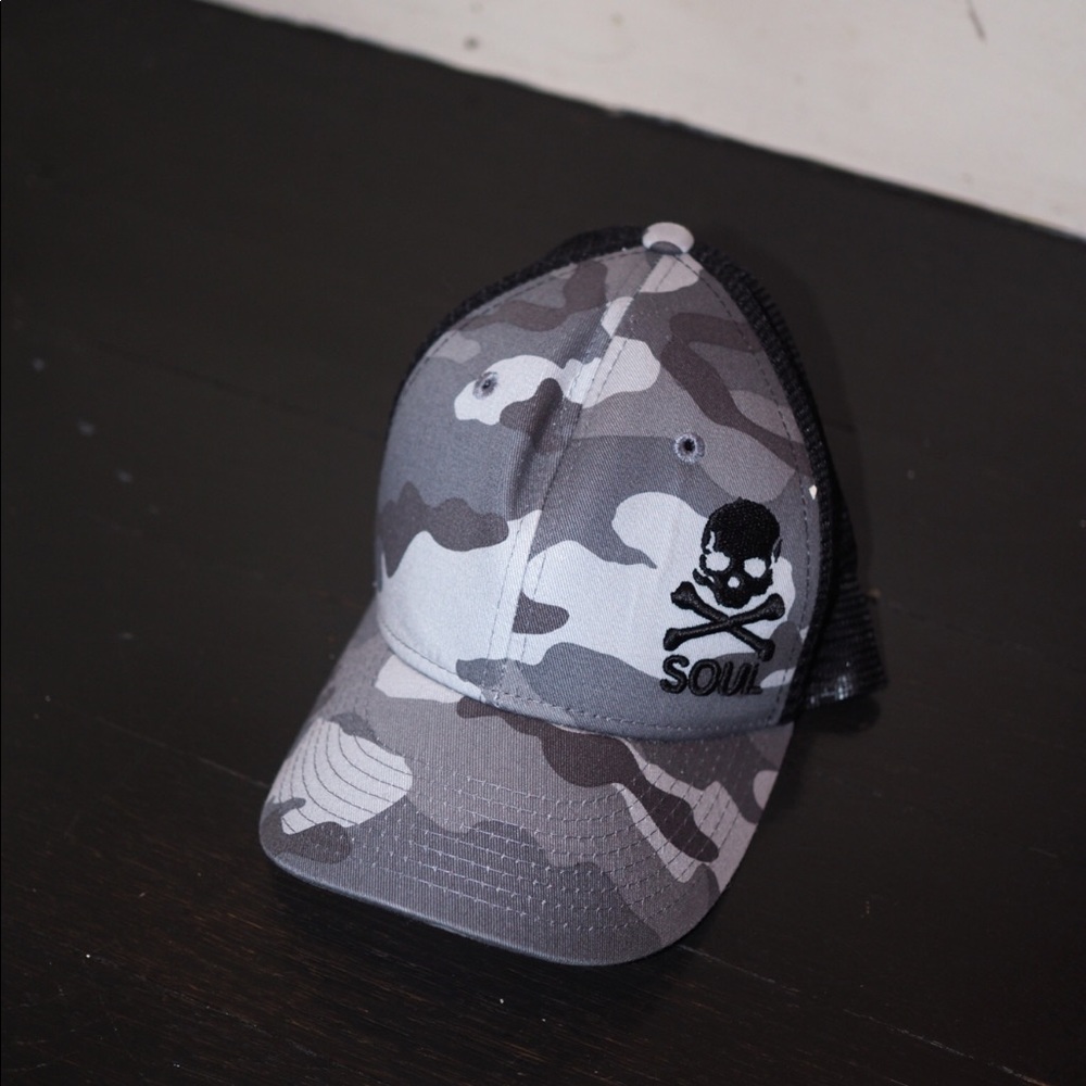 Camp, Soul Cycle trucker hat.